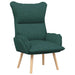 Fauteuil Donkergroen 69 x 74 x 93 cm Stof en multiplex