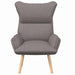 Fauteuil Taupe 69 x 74 x 93 cm Stof en multiplex