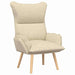 Fauteuil Crème 69 x 74 x 93 cm Stof en multiplex