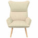 Fauteuil Crème 69 x 74 x 93 cm Stof en multiplex