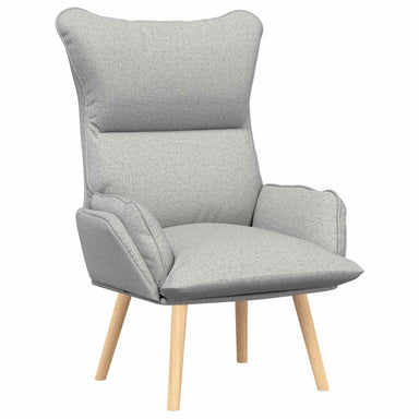 Fauteuil Wolkengrijs Stof en multiplex
