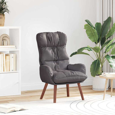 Fauteuil Grijs 69 x 74 x 93 cm Kunstleer