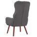 Fauteuil Grijs 69 x 74 x 93 cm Kunstleer