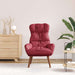 Fauteuil Wijnrood 69 x 74 x 93 cm Kunstleer
