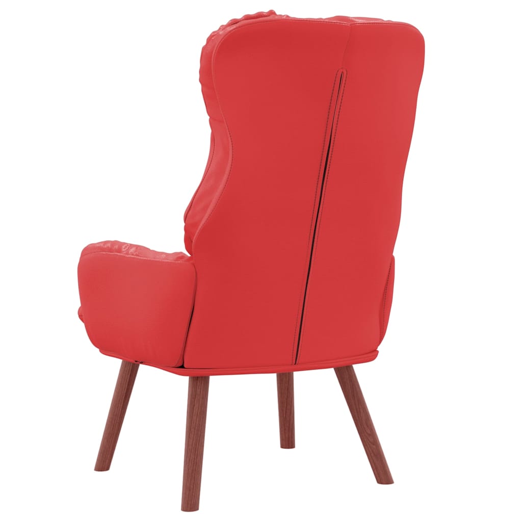 Fauteuil Rood 69 x 74 x 93 cm Kunstleer