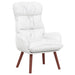 Fauteuil Wit 69 x 74 x 93 cm Kunstleer