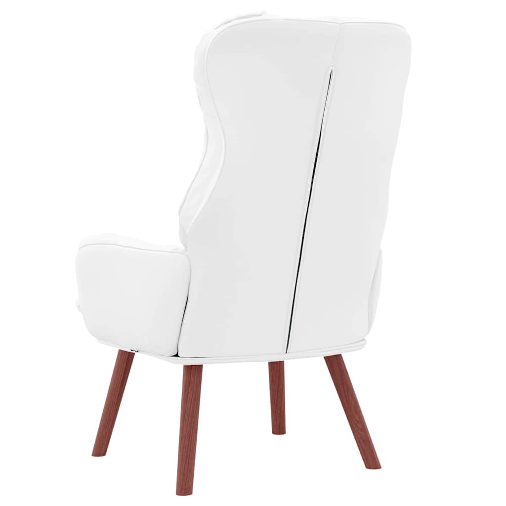 Fauteuil Wit 69 x 74 x 93 cm Kunstleer