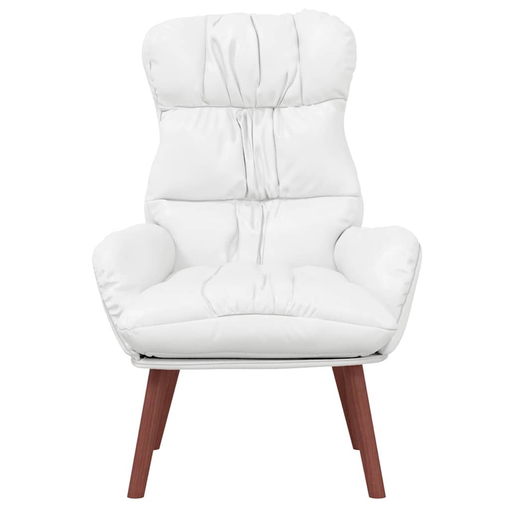 Fauteuil Wit 69 x 74 x 93 cm Kunstleer
