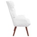 Fauteuil Wit 69 x 74 x 93 cm Kunstleer