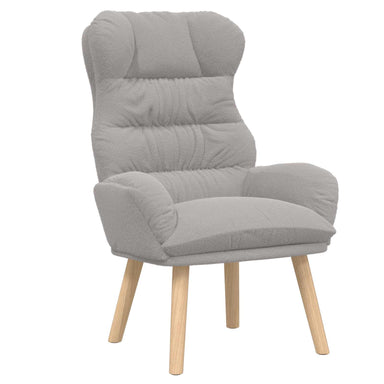 Fauteuil Lichtgrijs 69 x 74 x 93 cm Sherpa Stof
