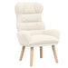 Fauteuil Crème 69 x 74 x 93 cm Sherpa Stof