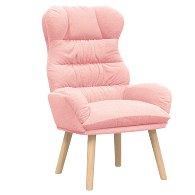 Fauteuil Roze 69 x 74 x 93 cm Sherpa Stof