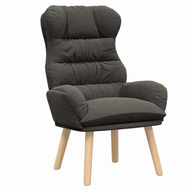 Fauteuil Donkergrijs 69 x 74 x 93 cm Sherpa Stof