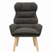 Fauteuil Donkergrijs 69 x 74 x 93 cm Sherpa Stof