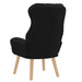 Fauteuil Zwart 69 x 74 x 93 cm Sherpa Stof