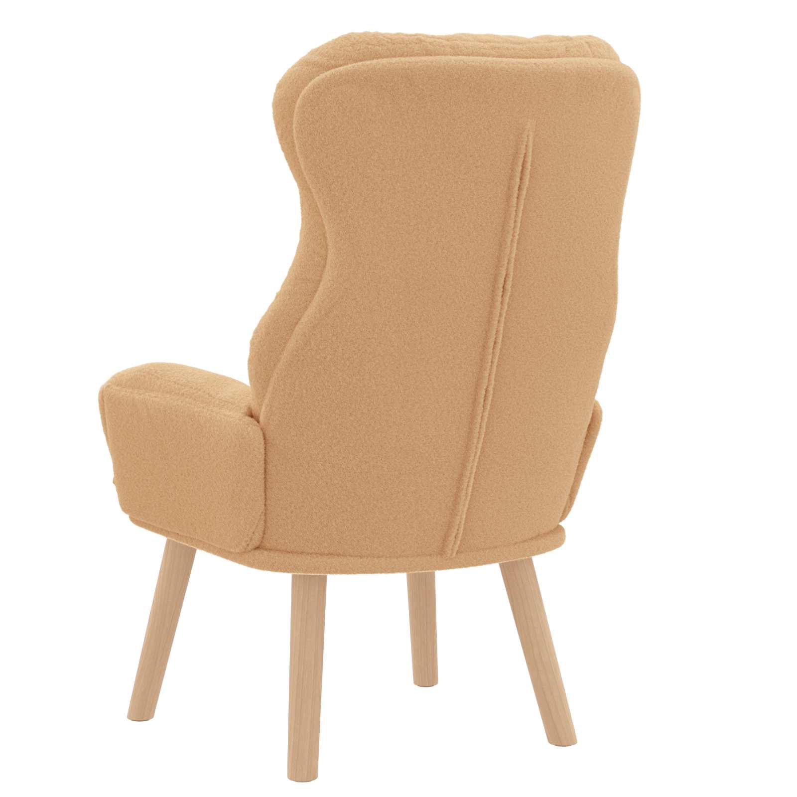 Fauteuil Beige 69 x 74 x 93 cm Sherpa Stof