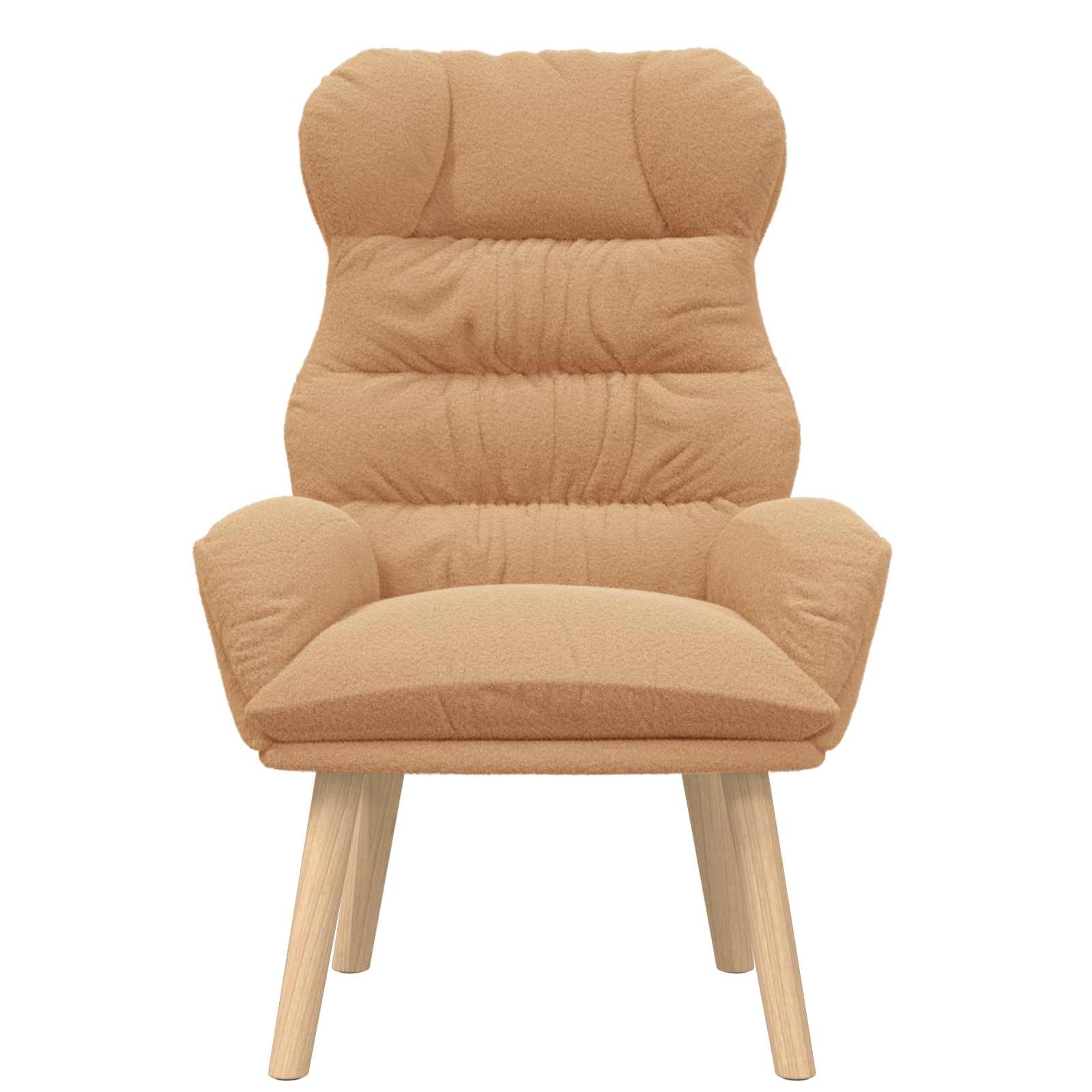 Fauteuil Beige 69 x 74 x 93 cm Sherpa Stof