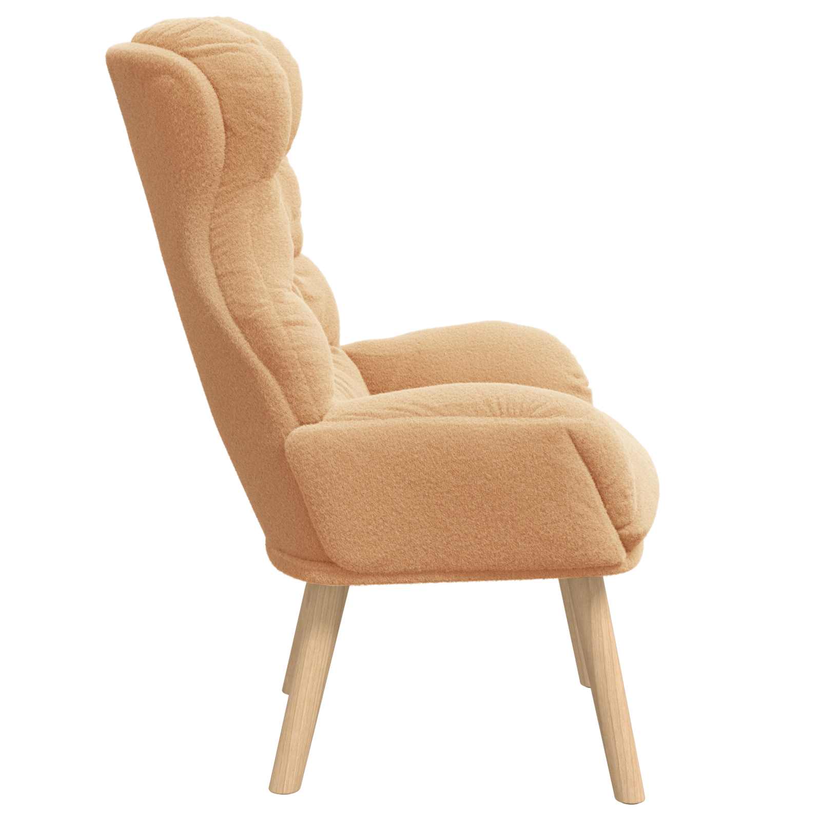 Fauteuil Beige 69 x 74 x 93 cm Sherpa Stof