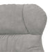 Fauteuil Lichtgrijs 69 x 74 x 93 cm Fluweel