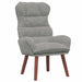 Fauteuil Lichtgrijs 69 x 74 x 93 cm Fluweel