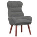 Fauteuil Donkergrijs 69 x 74 x 93 cm Fluweel