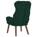 Fauteuil Donkergroen 69 x 74 x 93 cm Fluweel