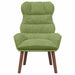 Fauteuil Lichtgroen 69 x 74 x 93 cm Fluweel