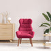 Fauteuil Wijnrood 69 x 74 x 93 cm Fluweel