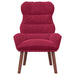 Fauteuil Wijnrood 69 x 74 x 93 cm Fluweel