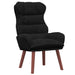 Fauteuil Zwart 69 x 74 x 93 cm Fluweel