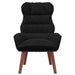 Fauteuil Zwart 69 x 74 x 93 cm Fluweel