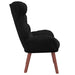 Fauteuil Zwart 69 x 74 x 93 cm Fluweel