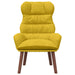 Fauteuil Geel 69 x 74 x 93 cm Fluweel