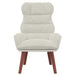 Fauteuil Crème 69 x 74 x 93 cm Fluweel