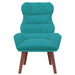 Fauteuil Turquoise 69 x 74 x 93 cm Fluweel