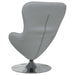 Eivormige stoel Lichtgrijs 63 x 73 x 90 cm Stof