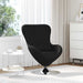 Eivormige stoel Zwart 63 x 73 x 90 cm Stof