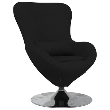 Eivormige stoel Zwart 63 x 73 x 90 cm Stof