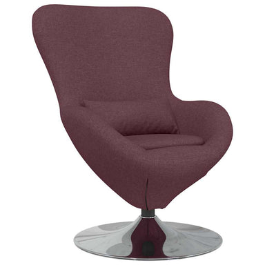 Eivormige stoel Paars 63 x 73 x 90 cm Stof