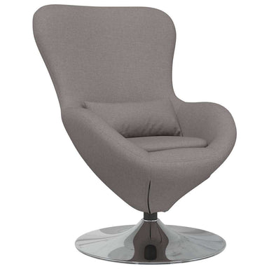Eivormige stoel Taupe 63 x 73 x 90 cm Stof