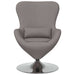 Eivormige stoel Taupe 63 x 73 x 90 cm Stof