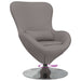 Eivormige stoel Taupe 63 x 73 x 90 cm Stof