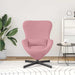 Eivormige stoel Roze 63 x 73 x 90 cm Fluweel