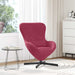Eivormige stoel Wijnrood 63 x 73 x 90 cm Fluweel