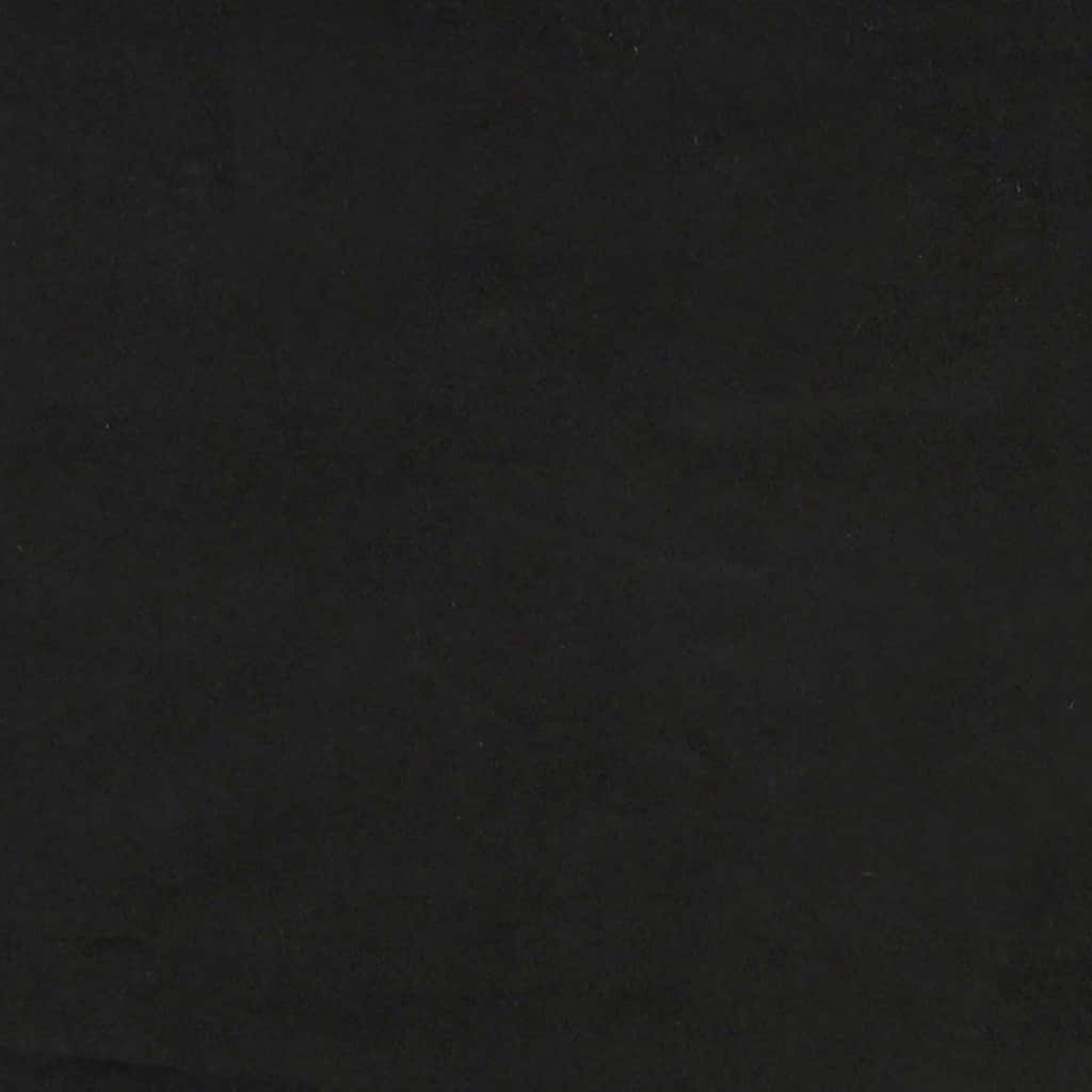 Eivormige stoel Zwart 63 x 73 x 90 cm Fluweel