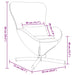 Eivormige stoel Paars 63 x 73 x 90 cm Fluweel