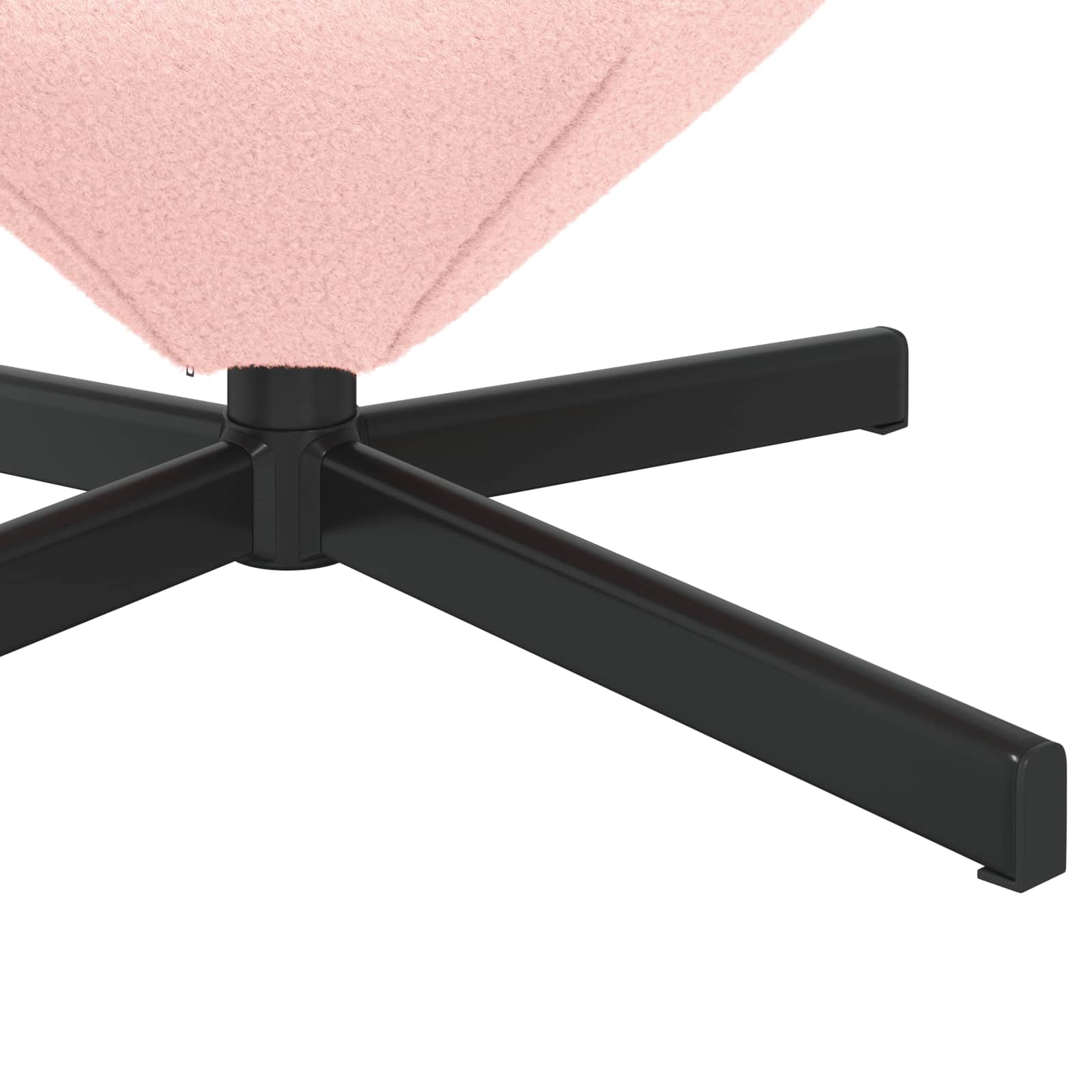 Eivormige stoel Roze 63 x 73 x 90 cm Stof
