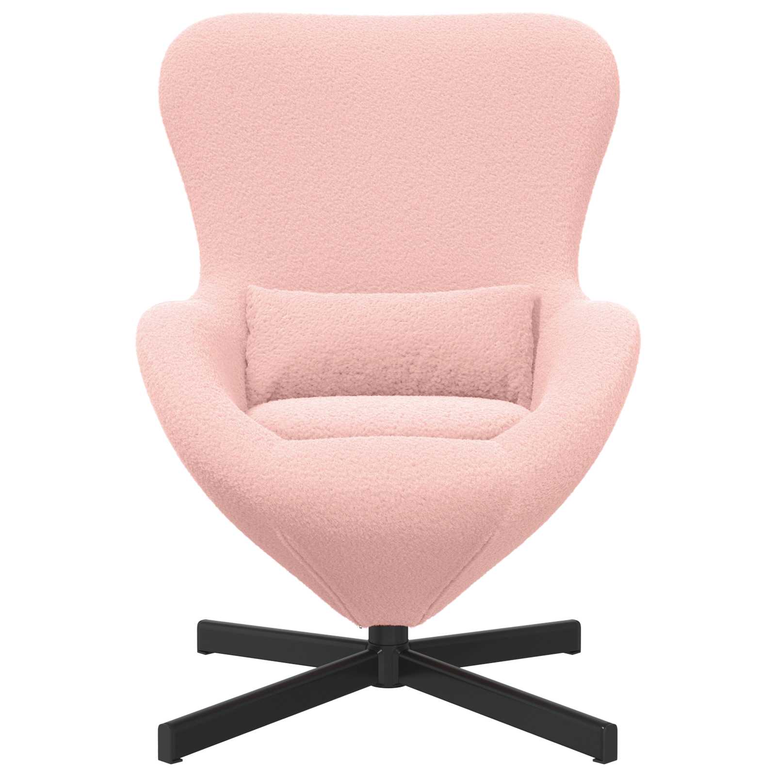 Eivormige stoel Roze 63 x 73 x 90 cm Stof