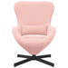Eivormige stoel Roze 63 x 73 x 90 cm Stof