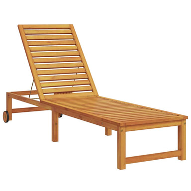 Ligstoel Bruin 202 x 53 x 89 cm Massief Acaciahout